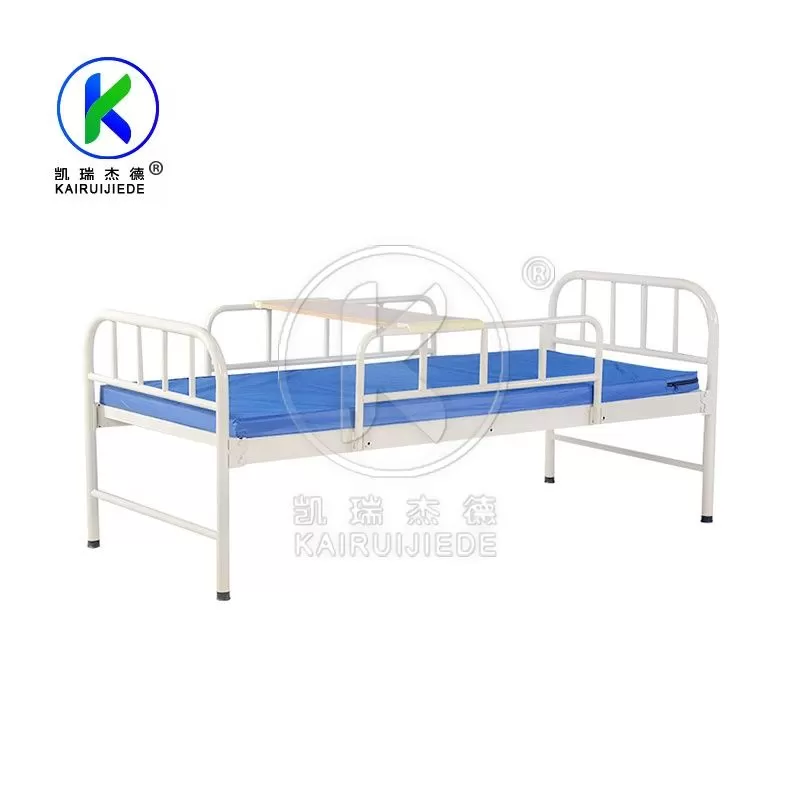 JDC14-01 Flat hospital bed with iron spray coated head&foot board