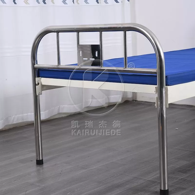 JDC13-01 Flat hospital bed with stainless steel head&foot board