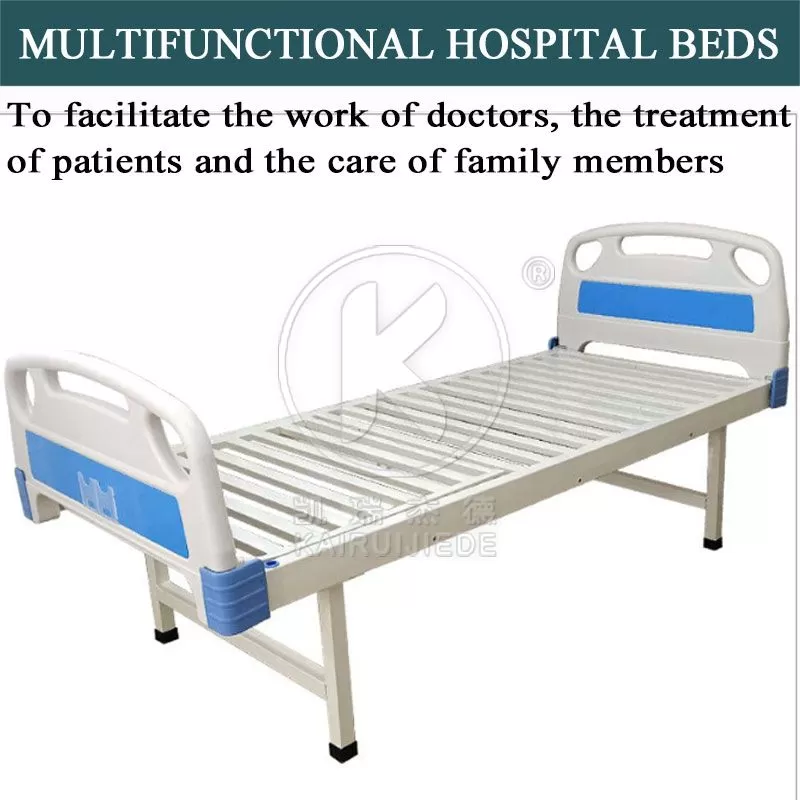 JDC12-01 Flat hospital bed with ABS head&foot board