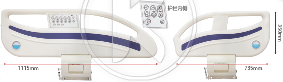 JD-PB Hospital bed side rail series